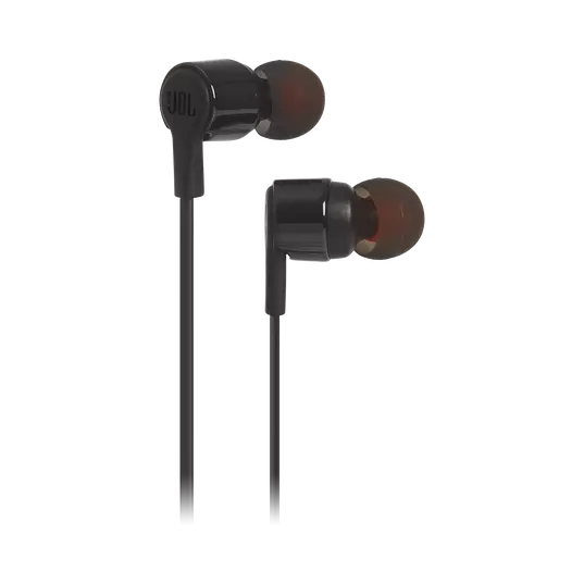 JBL Tune 210 Wired In-Ear Headphones Black (JBLT210BLK)