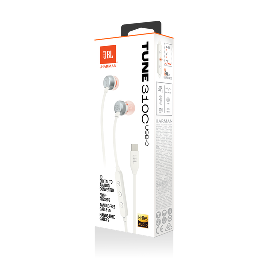 JBL Tune 310C Wired In-Ear USB-C Earphone