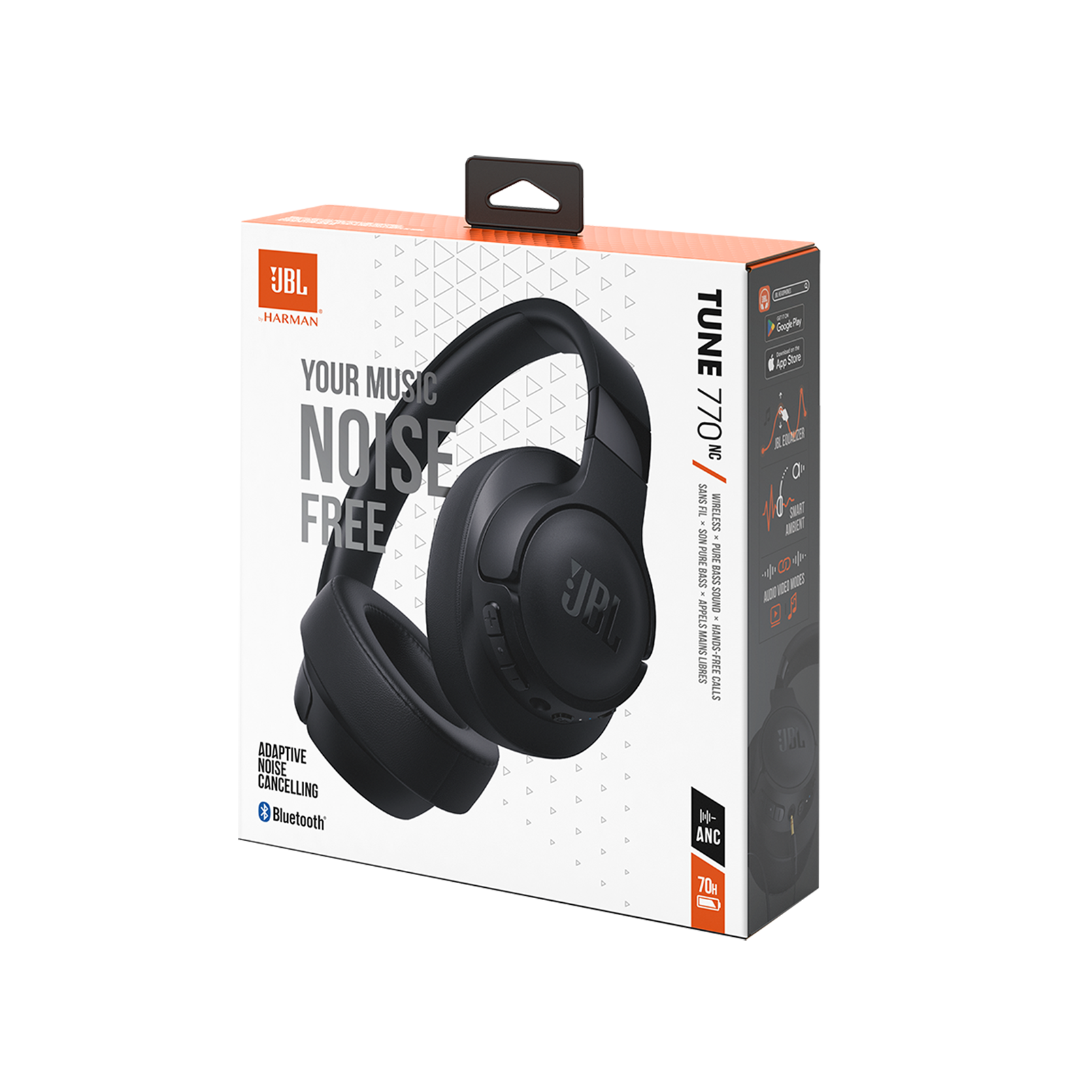 JBL Tune 770NC Noise-Cancelling Over-Ear Headphones