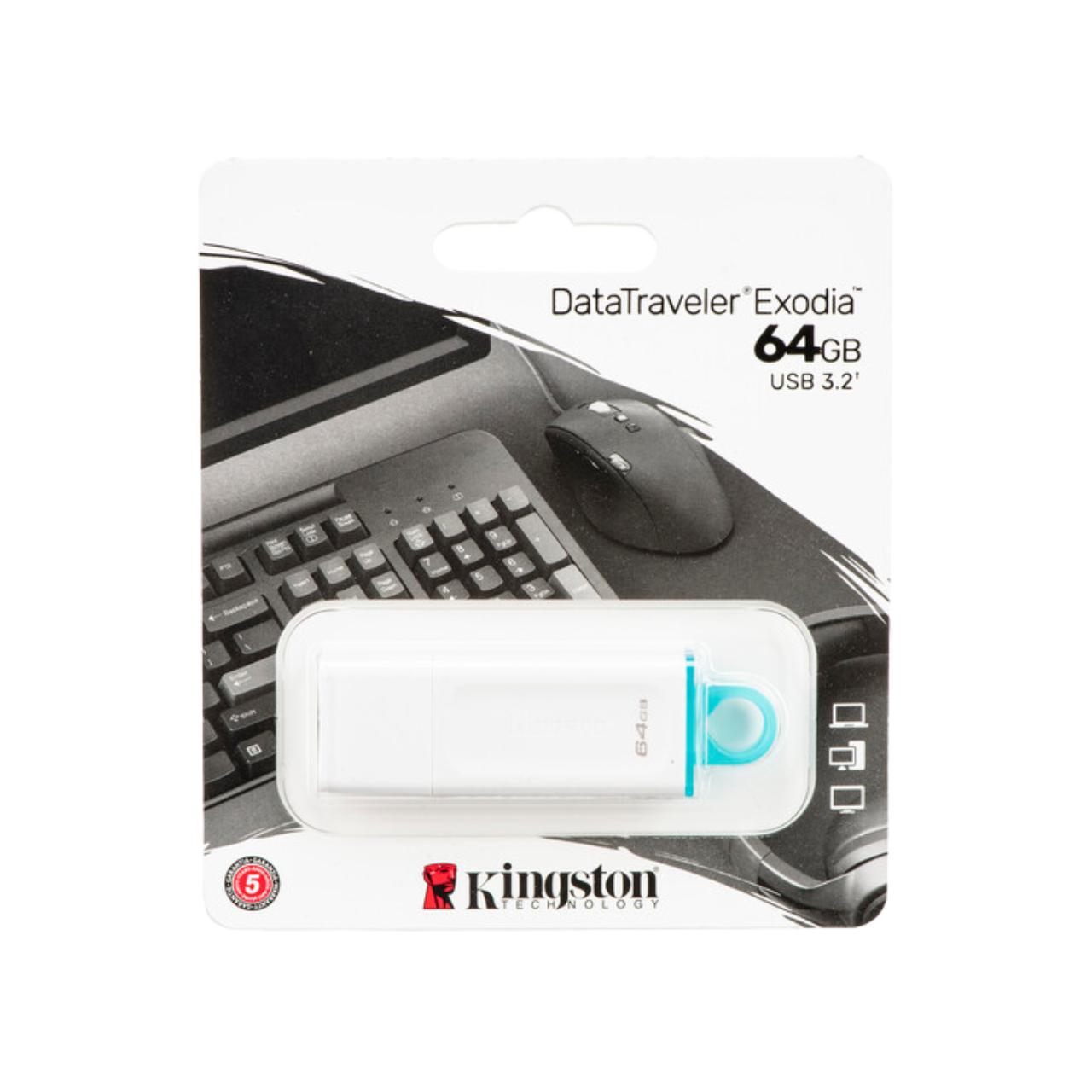 Kingston 64GB DataTraveler Exodia USB Flash Drive