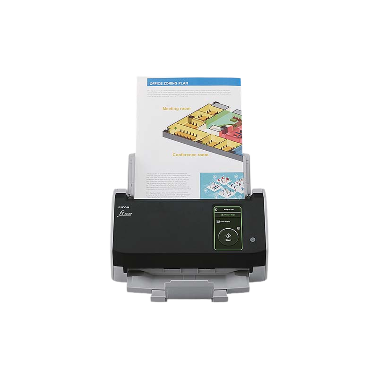 RICOH fi-8040 Fast Front Office & Desktop Document, Receipt, ID Card Scanner