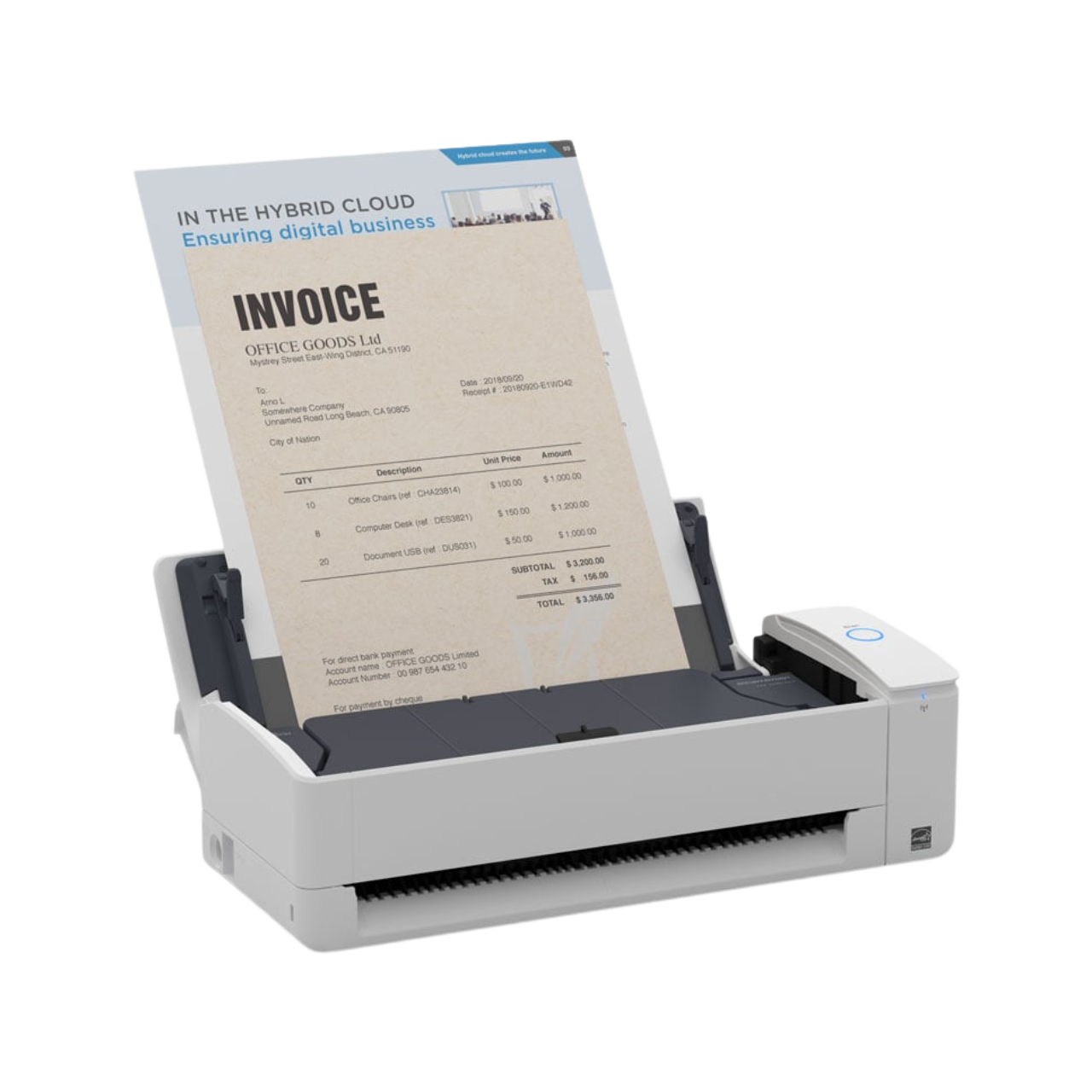 RICOH ScanSnap iX1300 Ultra-Compact Wi-Fi Enabled Network Scanner