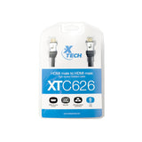 Xtech 6ft HDMI male to HDMI male high-speed braided cable