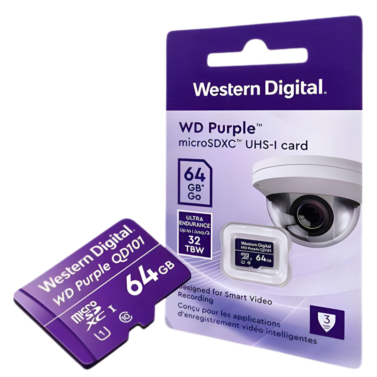 Western Digital Purple 64GB SC Ultra Endurance microSD Card