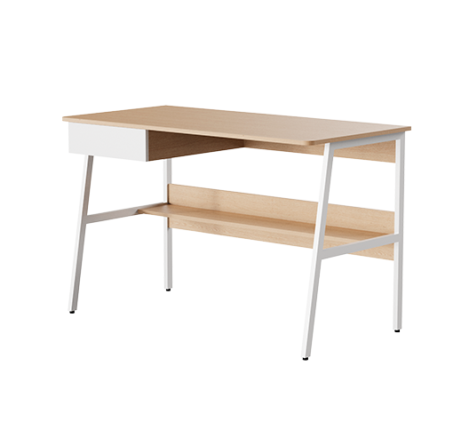 Single-Level Computer Desk with Drawer and Shelf (XTF-CD207)
