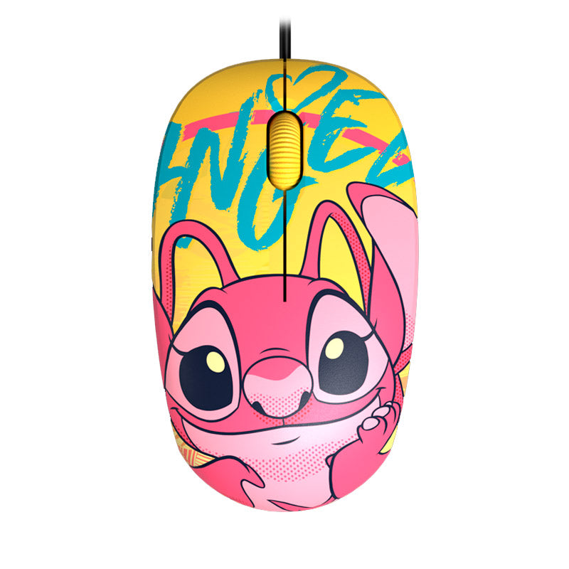 Xtech Stitch Edition Wired Mouse - Angel (XTM-D406ST-YL)