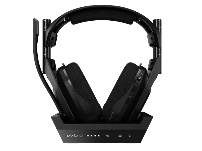 ASTRO Gaming A50 Wireless Headset + Base Station Gen 4 - Compatible With PS5, PS4, XBox, PC, Mac - Black/Silver