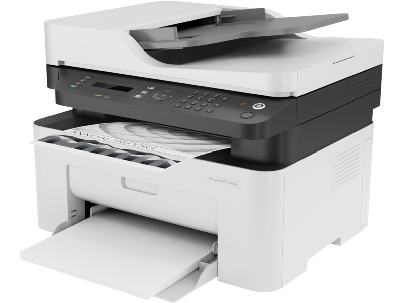 HP Monochrome Laser MFP 137fnw Printer