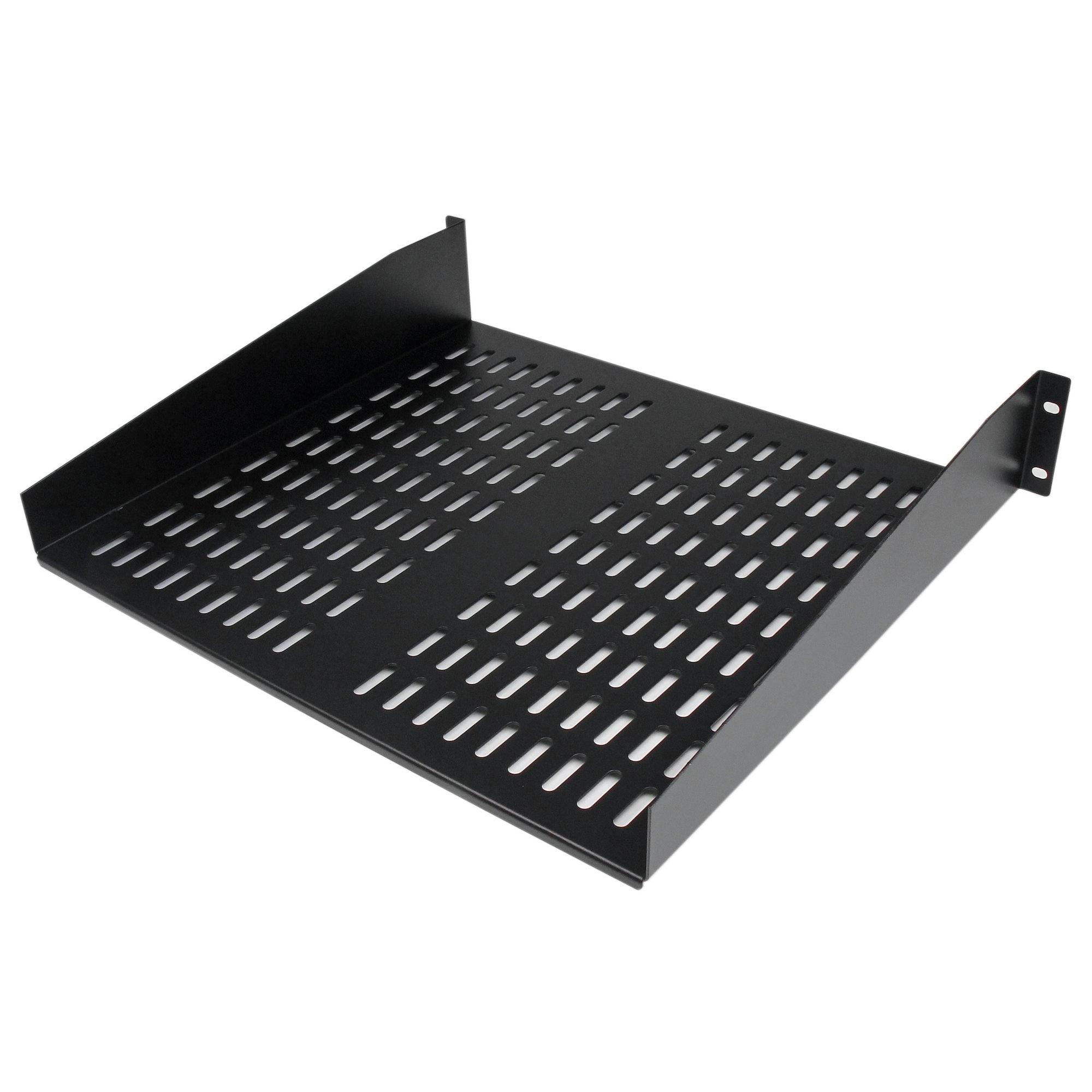 StarTech.com 2U Server Rack Shelf Universal Vented Rack Mount Cantilever Tray (CABSHELFV)