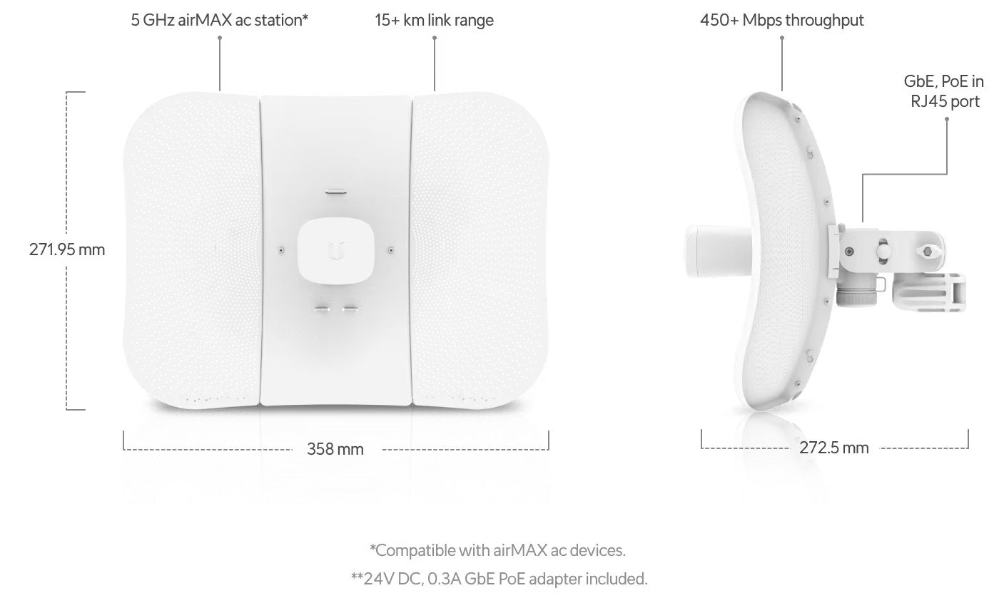 Ubiquiti airMAX LiteBeam 5AC (LBE-5AC-Gen2)