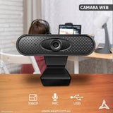 Agiler Webcam 1080P with 10MP Camera + Microphone