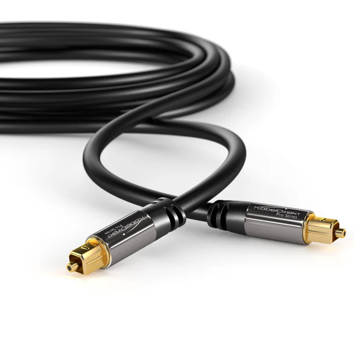 KabelDirekt 6ft TOSLINK Optical Audio Cable
