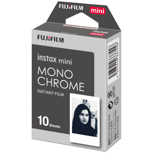 Fujifilm instax Mini Instant Film Pack (Monochrome), 10 photos