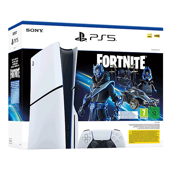 PlayStation 5 Fortnite Bundle Slim Disc Edition Console