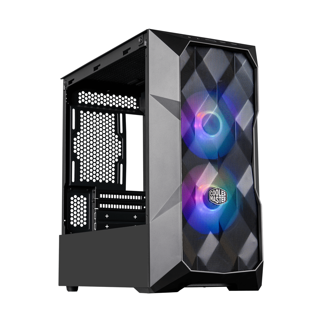 CoolerMaster TD300 Mesh PC Case - Black Edition