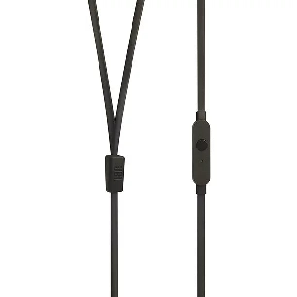 JBL Wired In-Ear Hands-Free Earbuds T110 Black