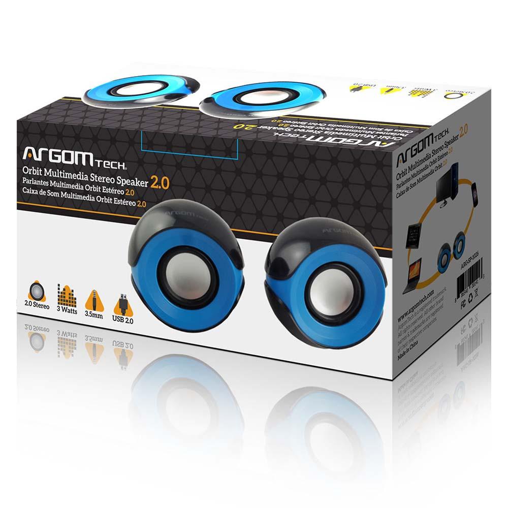 Argom Orbit Multimedia Stereo Speakers