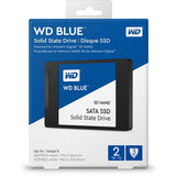 WD Blue 3D NAND 2TB PC SSD - SATA III 6 Gb/s 2.5"/7mm SSD