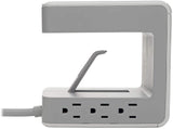 Tripp Lite Surge Protector Desk Clamp 6-Outlet 2 USB-A; 1 USB-C 8ft Cord