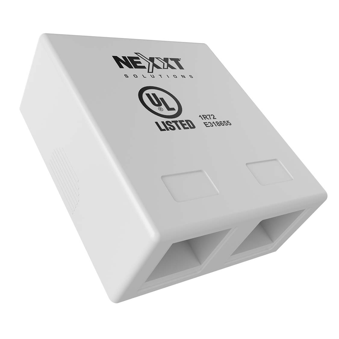 Nexxt Unloaded double RJ45 Cat5e Surface Mount Box