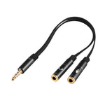 Argom Aux Splitter 3.5mm (M) to dual 3.5mm (F) Adapter (ARG-CB-0029)