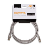 Argom 6.5ft Metal Tip Cat6 Patch Cord
