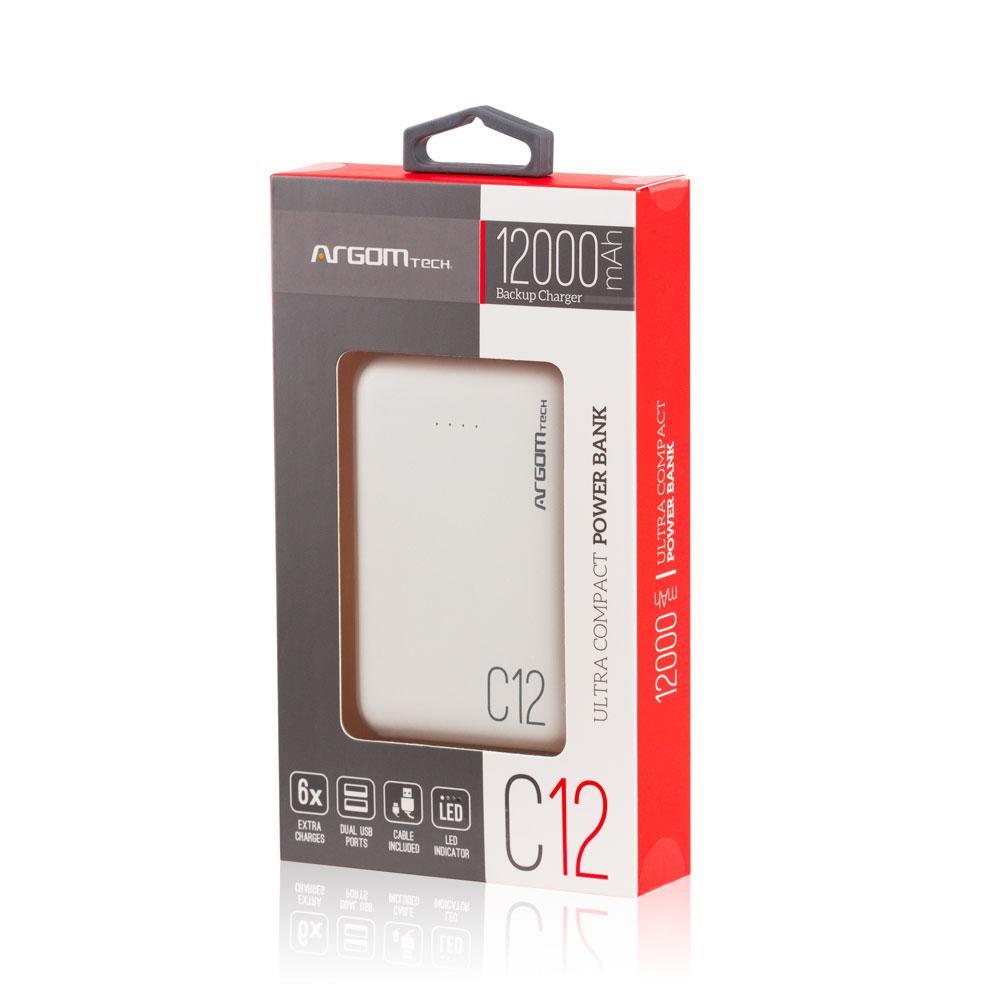 Argom Power Bank C12 12000MAH