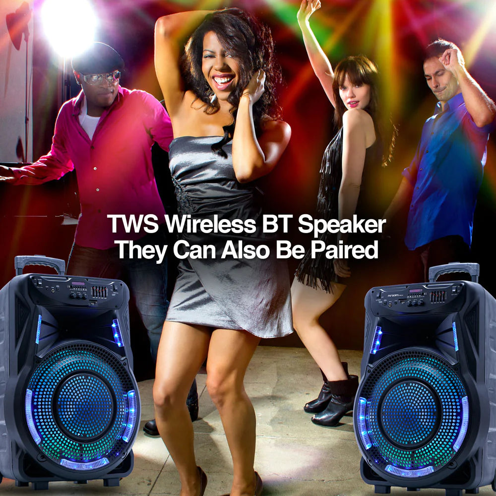 Argom SounBash 90 BT Trolley Speaker with LED lights & Stand