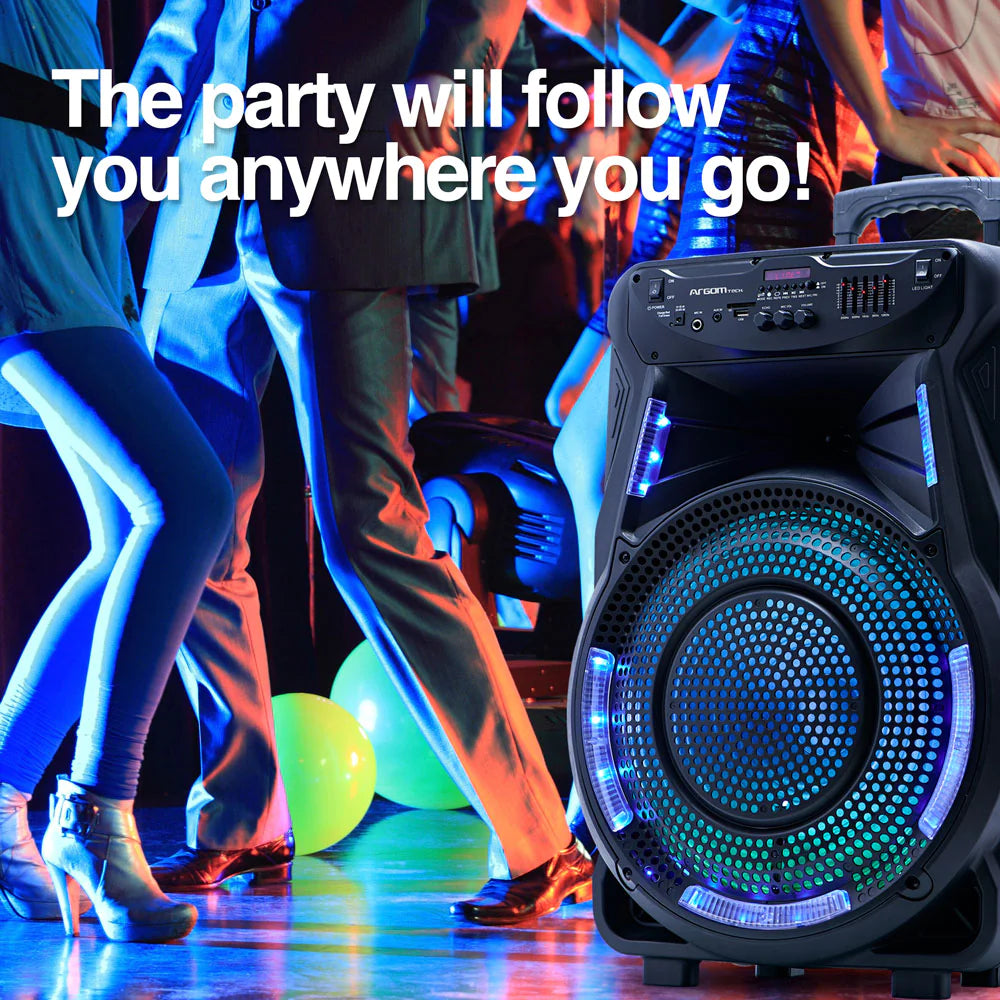 Argom SounBash 90 BT Trolley Speaker with LED lights & Stand