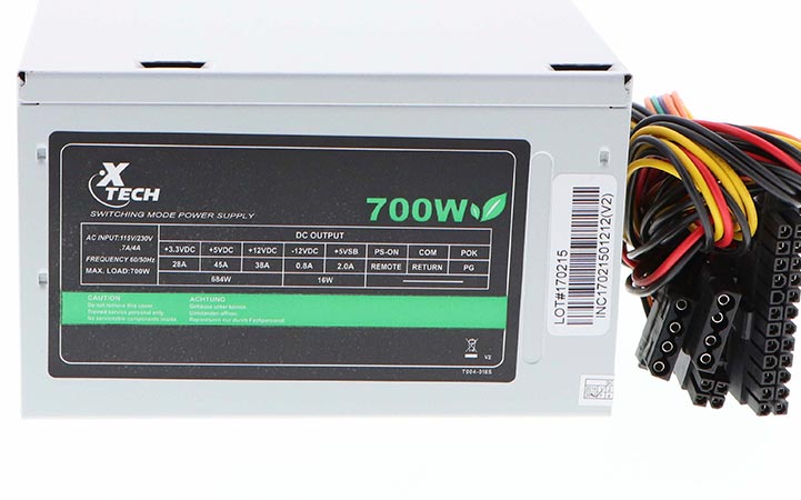 Xtech 700W Power Supply with SATA