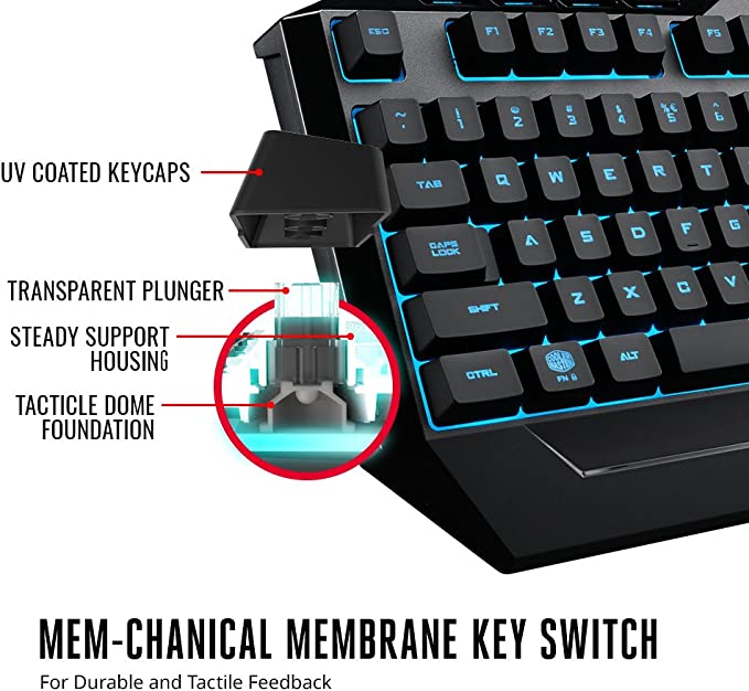 Cooler Master Devastator 3 RGB Gaming Keyboard & Mouse Combo