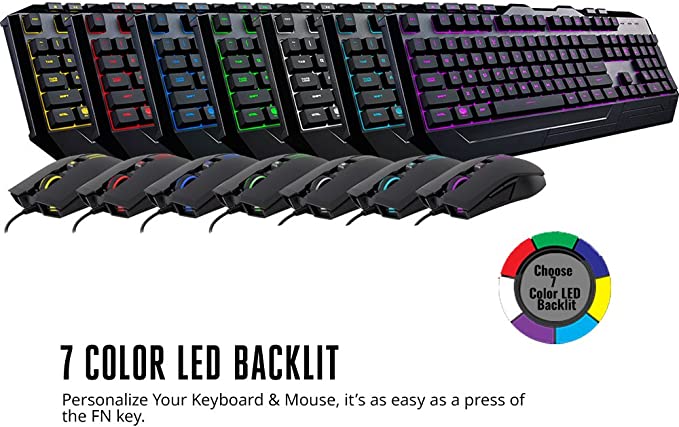Cooler Master Devastator 3 RGB Gaming Keyboard & Mouse Combo