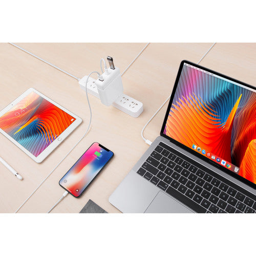 HYPER HyperDrive USB-C Hub for Macbook Pro 61W Type-C Power Adapter