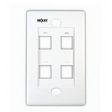 Nexxt 4 Port Wall Plate