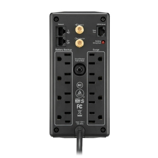 APC 1000VA 8 Outlet Back-UPS
