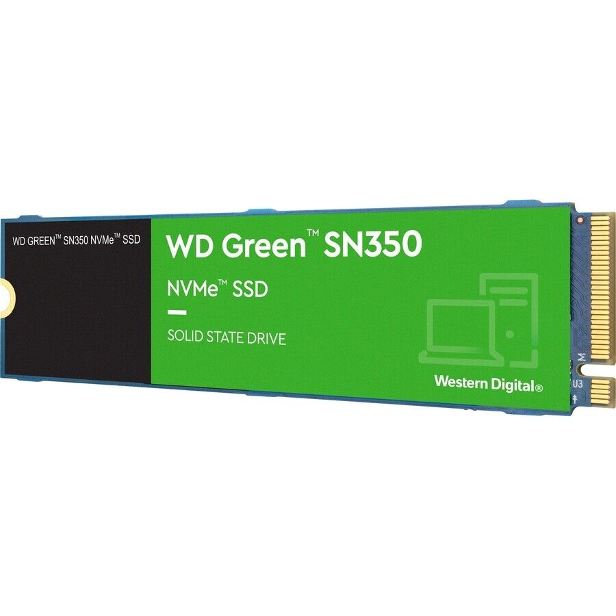 WD Green SN350 480GB NVMe M.2 2280 Internal SSD (WDS480G2G0C)