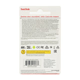 SANDISK 32GB MicroSD Memory + Class 10 Adapter