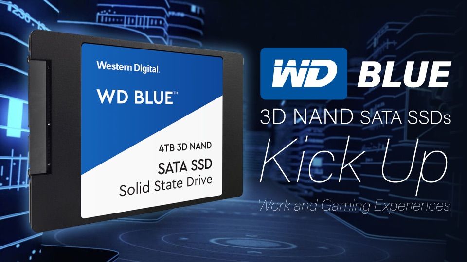 WD Blue 3D NAND 2TB PC SSD - SATA III 6 Gb/s 2.5"/7mm SSD