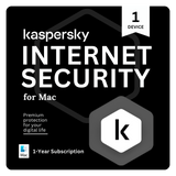 Kaspersky 1 Year Internet Security for Mac Antivirus Software (1-Device)