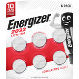 Energizer CR2032 Lithium Coin Cell Battery (Sold Single)