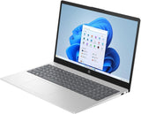 15.6" HP 15-FC0041WM Laptop, 15.6-inch Full HD, AMD Ryzen 5-7520u, 8GB RAM, 512GB SSD, Windows 11, Natural Silver + FREE 64GB Flashdrive