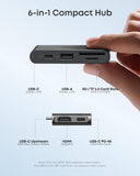Anker 6-in-1 Compact Nano USB C Hub