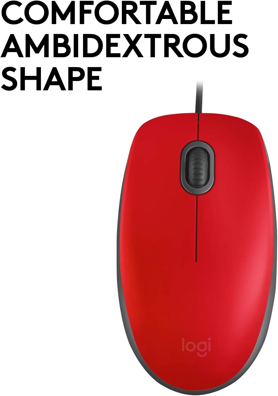 Logitech M110 Silent USB Wired Mouse