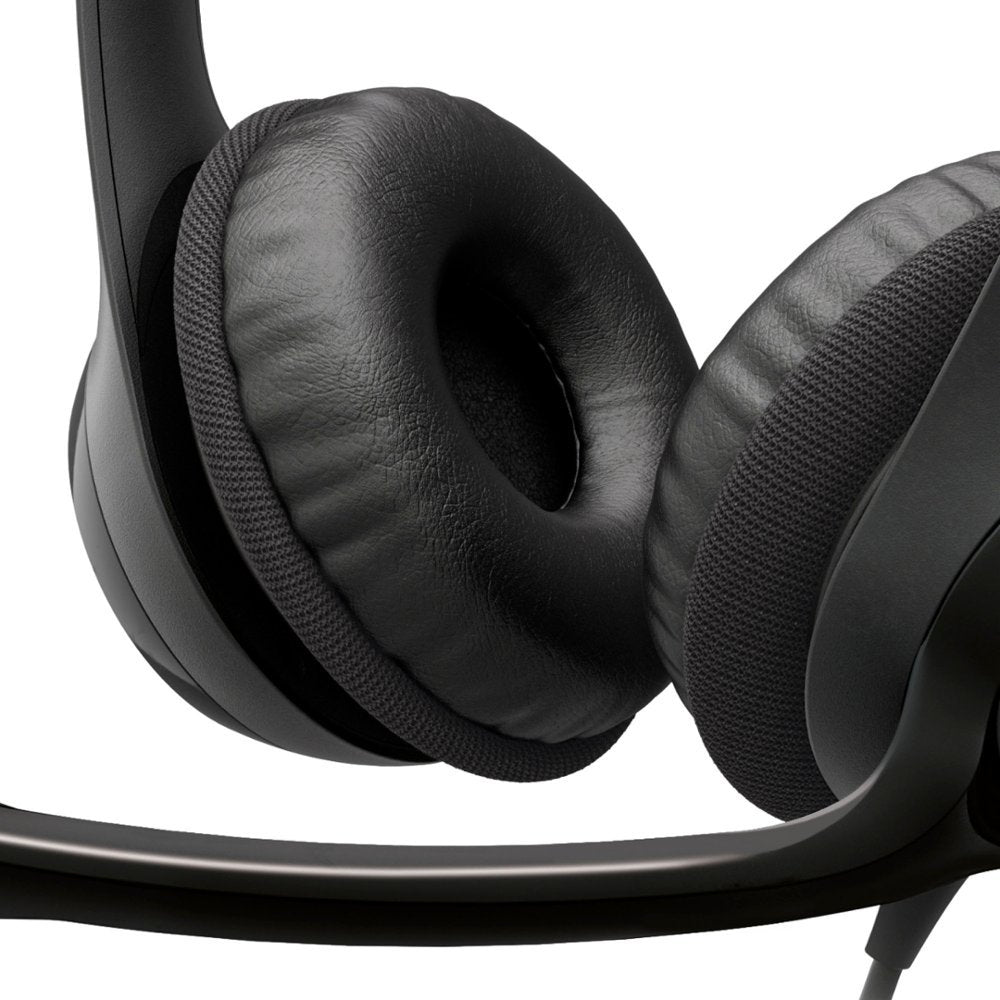 Logitech ClearChat Comfort USB Cuffie Stereo – Cavo 1,9m, Microfono Con Cancellazione Del Rumore, Controlli Volume In Linea, Plug-and-Play