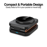 Argom Wireless Fast Charger 3 in 1 Foldable Stand MAGNETIC S4