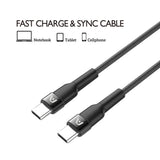 Argom 10ft Type-C to Type-C 240W Ultra-Fast Charge/Sync Cable