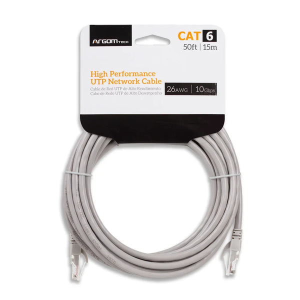 Argom 50ft UTP Cat6 Patch chord – GS-COM