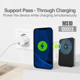 10000MAH Argom Magnetic MS10 Aluminium Wireless Power Bank