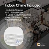Vision 2 Video Doorbell with Chime Bundle