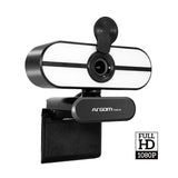 Argom CAM45 Web Cam Full HD 1080P with Microphone & LED